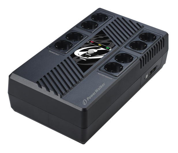 Power Walker LINE-INTERACTIVE (600VA/360W, 8x FR, USB) - 621061 - zdjęcie